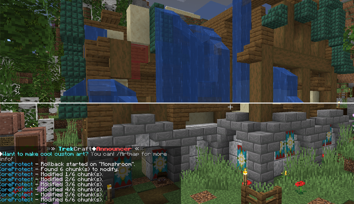 CoreProtect rolling back griefing on TrekCraft CoreProtect rolling back griefing on TrekCraft
