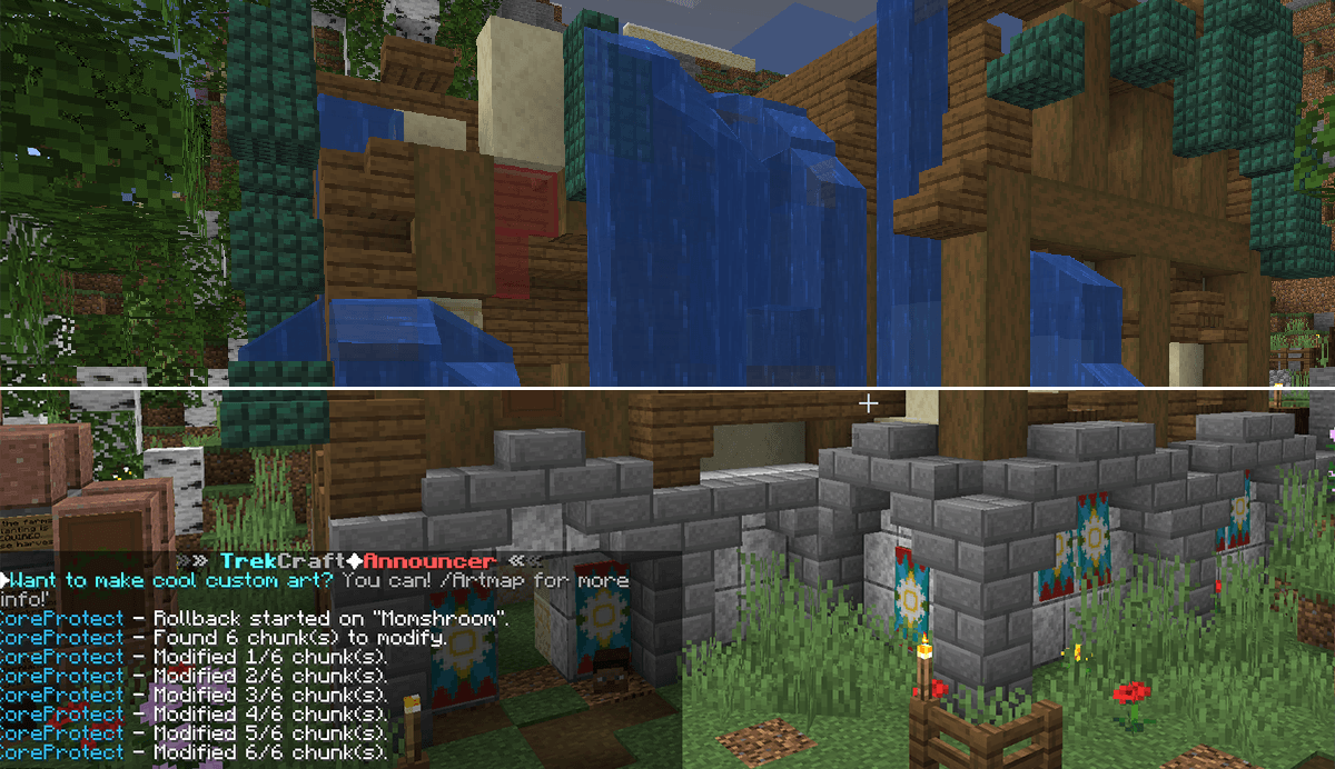 CoreProtect rolling back griefing on TrekCraft CoreProtect rolling back griefing on TrekCraft